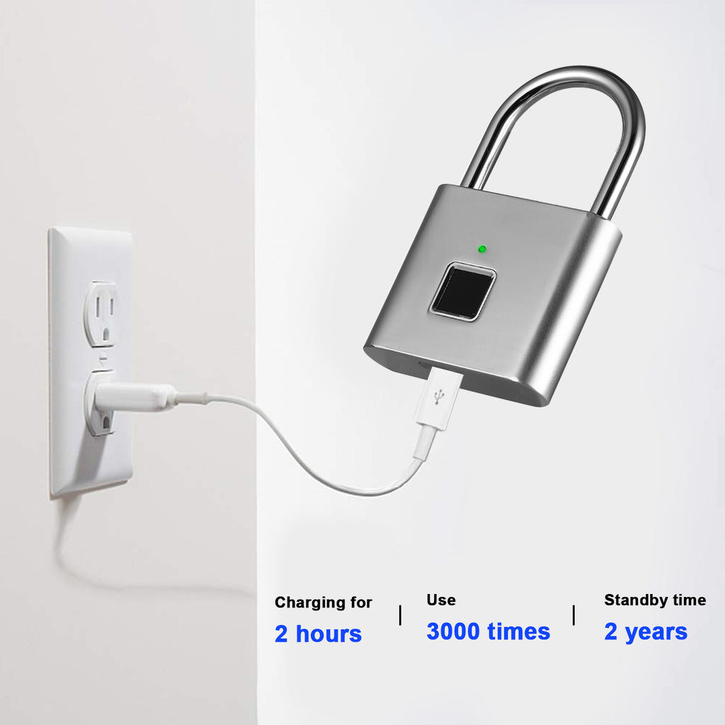 Tuya Bluetooth Smart Fingerprint Padlock, Waterproof Heavy Duty Anti Theft Security Lock, APP Remote Unlock Portable Outdoor Gate Warehouse Gym Luggage Smart Lock For Malaysia Weather