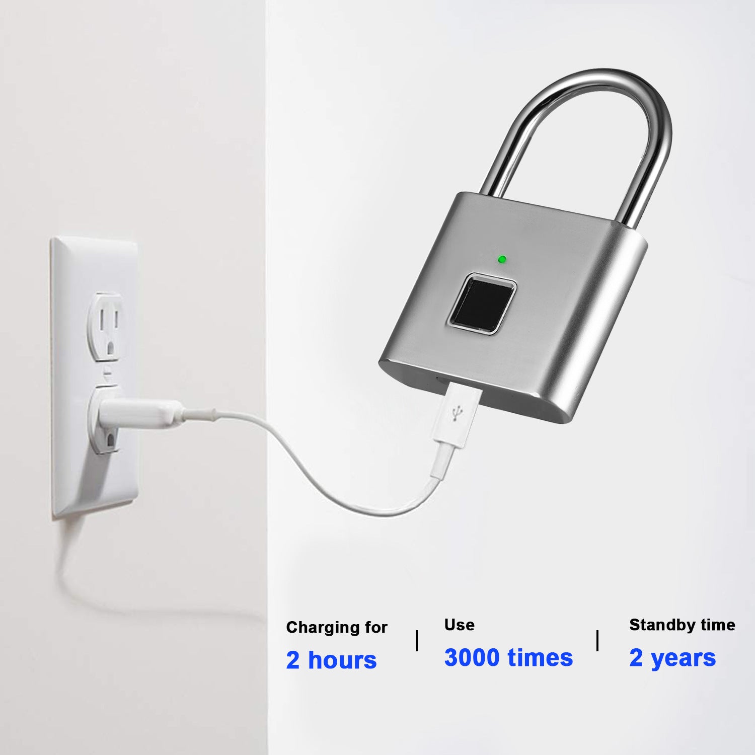 Tuya Bluetooth Smart Fingerprint Padlock, Waterproof Heavy Duty Anti Theft Security Lock, APP Remote Unlock Portable Outdoor Gate Warehouse Gym Luggage Smart Lock For Malaysia Weather