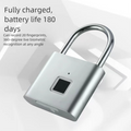 Tuya Bluetooth Smart Fingerprint Padlock, Waterproof Heavy Duty Anti Theft Security Lock, APP Remote Unlock Portable Outdoor Gate Warehouse Gym Luggage Smart Lock For Malaysia Weather