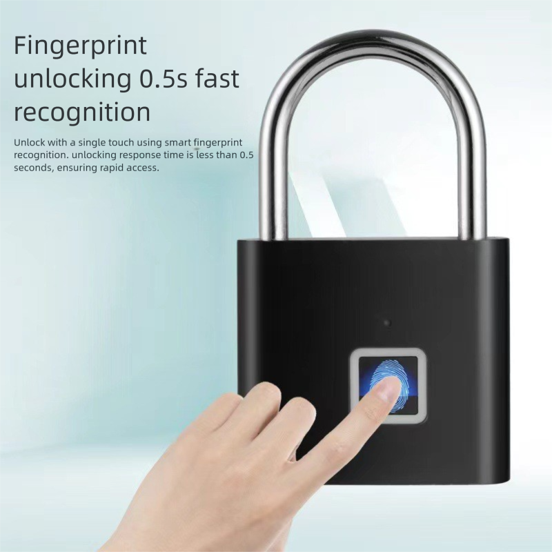 Tuya Bluetooth Smart Fingerprint Padlock, Waterproof Heavy Duty Anti Theft Security Lock, APP Remote Unlock Portable Outdoor Gate Warehouse Gym Luggage Smart Lock For Malaysia Weather